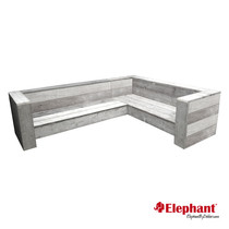 Elephant |Lounge hoekbank