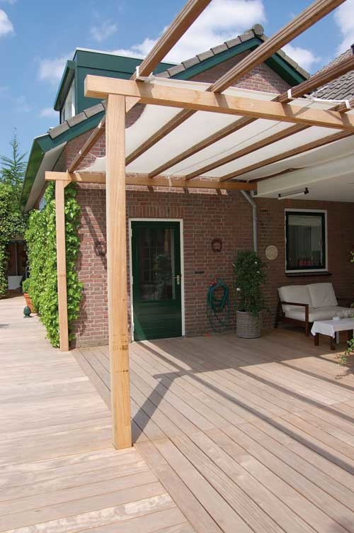 Woodvision Hardhouten Paal Azobe 85 X 85 Mm 150 woodvision kopen in de aanbieding