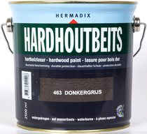 Hermadix | Hardhoutbeits 463 Donker Grijs | 2,5 L