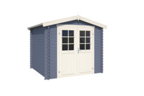 Nubuiten | Blokhut Ingo 175 | Pigeon Blue | 250x195 cm