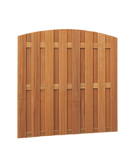 Hardhouten toogscherm | 180x180cm | 15-planks | Verticaal