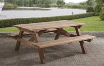 Talen | Picknicktafel FSC hardhout | 160 x 180 cm