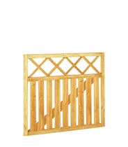 Woodvision | Hekpoort met trellis | Recht