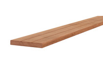 Hardhouten vlonderplank | 28x190 | vlak profiel | 245cm