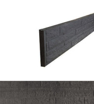 Betonrotsmotief onderplaat | Dubbelzijdig Rotsmotief | Ongecoat | Antraciet