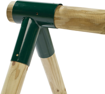 KBT | Smart-Line Hoekverbinding 'schuin' rond | 100 mm