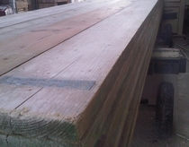 Gebruikte Geborstelde Steigerplank | 32 x 200 | 500 cm