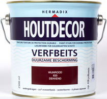 Hermadix | Houtdecor 633 Wijnrood | 2,5 L