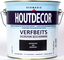 Hermadix | Houtdecor 630 Antraciet | 2,5 L