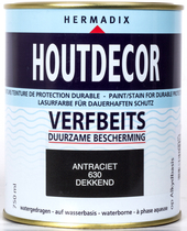 Hermadix | Houtdecor 630 Antraciet | 750 ml