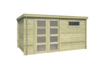 Westwood | Blokhut Alpha 230 | Groen | 400x250 cm
