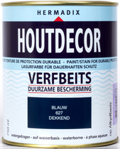Hermadix | Houtdecor 627 Blauw | 750 ml