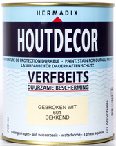 Hermadix | Houtdecor 601 Gebroken Wit | 750 ml