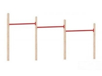NuBuiten | Triple Duikelrek 90 | Rood
