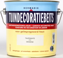 Hermadix | Tuindecoratiebeits 717 Taupe White | 2,5 L