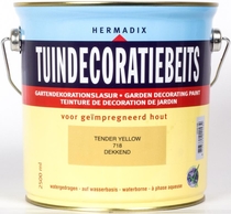 Hermadix | Tuindecoratiebeits 718 Tender Yellow | 2,5 L