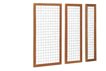 Betonijzer trellis | Hardhout | 40