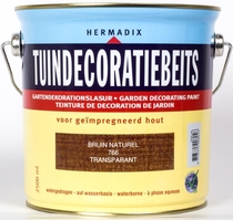 Hermadix | Tuindecoratiebeits 766 Bruin | 2,5 L
