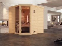 WEKA | Comfort- en designsauna Kemi 1 met raamelement