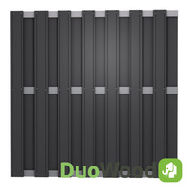 DuoWood | Alu-line 180x180 cm | Lava
