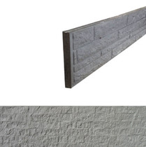 Betonrotsmotief onderplaat | Dubbelzijdig Granietmotief | Ongecoat | Antraciet