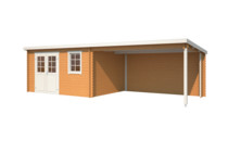 Nubuiten | Buitenverblijf Aida 800 | Dark Oak | 780x295 cm