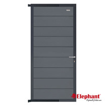 Elephant | Tuindeur Modular | 90x200 cm | Rock Grey/Antraciet