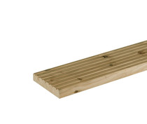 Vlonderplank/dekdeel Douglas | 25 x 140 mm | Geïmpregneerd | 300 cm
