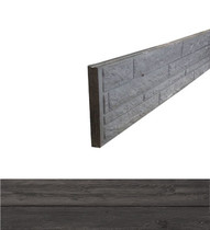 Betonrotsmotief onderplaat | Dubbelzijdig houtmotief | Ongecoat | Antraciet