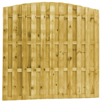 Tooglamellenscherm Grenen | 21-planks | 180 x 180 cm