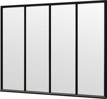 Trendhout | Steel Look raam module C-01 | 276x220 cm