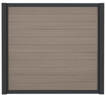 SeriAL | Aluminium Scherm Antraciet- Multigrey Light | 180 x 180