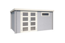 Westwood | Blokhut Alpha 230 | Platinum Grey | 400x250 cm