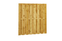 Plankenscherm grenen | 15-planks | 15 mm | Bouwpakket