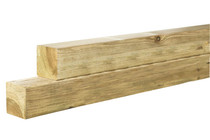 Tuinhout paal | ME Vuren | 67 x 67 mm | Sc. 270 cm