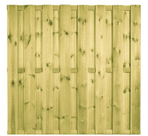 Plankenscherm Grenen | Verticaal 15-planks | 180 x 180 cm | 1420