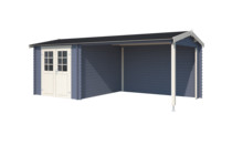Nubuiten | Buitenverblijf Ivana 275 Plus | Pigeon Blue | 590x295 cm