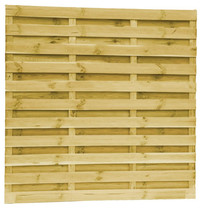 Lamellenscherm Grenen | 21-planks | 180 x 180 cm