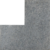 Gardenlux | Basalt Vijverrandhoek Geborsteld 50/50x25x3 | Basaltino Flamed