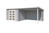 Nubuiten | Buitenverblijf Novia 275 Plus | Platinum Grey | 620x295 cm