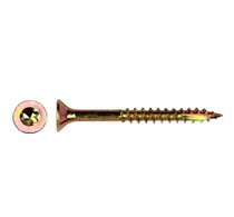 Spaanderplaatschroef Geel verzinkt | Torx | 5.00x80 | Ged. draad | 200 stuks