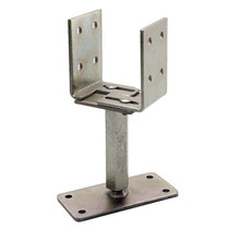 Paaldrager verstelbaar | Type U | 8-16 cm | Grijs verzinkt
