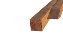 Hardhouten paal | 60 x 60 mm | Azobé | 300 cm