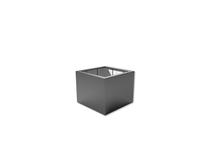 Adezz | Polyester bloembak Buxus | 100 x 100 x 80 cm | Antraciet