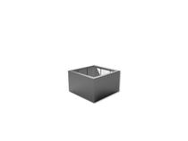 Adezz | Polyester bloembak Buxus | 100 x 100 x 60 cm | Antraciet