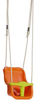 KBT | Babyzitje Luxe | Oranje/limoen groen