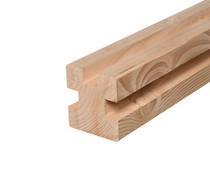 Douglas T-paal | Duplo verlijmd | 140 x 140 sc.
