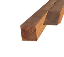 Hardhouten paal | 70 x 70 mm | Azobé | 100 cm