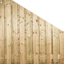 CarpGarant | 1255 | Scherm vuren hoek rechts | 180/90 x 180cm voor beton