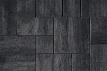 Kijlstra | H2O Excellent Reliëf Square 60x60x5 | Nero/Grey Emotion